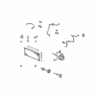 OEM 2008 Honda Fit Pipe, Receiver Diagram - 80341-SLN-A01