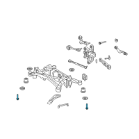 OEM 2009 Lexus LS460 Bolt, Differential Support Member Mounting, No.1 Diagram - 52285-30021