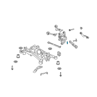 OEM 2017 Lexus LS460 Plate, Rear Suspension Toe Adjust, NO.2 Diagram - 48452-50020