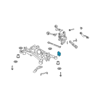 OEM 2009 Lexus LS460 Damper, Rear Suspension Member Diagram - 51249-50030