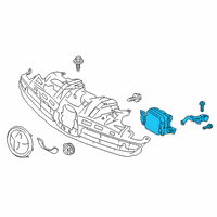 OEM Lexus IS350 Sensor Assembly, MILLIME Diagram - 88210-07011