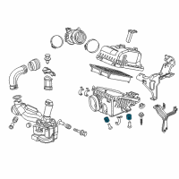 OEM 2021 Honda HR-V Rubber, Air Cleaner Mounting Diagram - 17212-R1A-A00