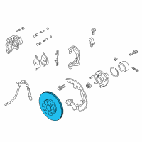 OEM 2013 Ford C-Max Rotor Diagram - CV6Z-1125-F