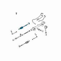 OEM 2007 Infiniti M45 Socket Kit-Tie Rod, INR Diagram - 48521-EG028