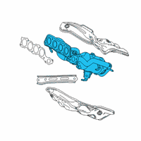 OEM Lexus ES300h Exhaust Manifold Diagram - 17141-25090