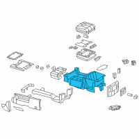 OEM 2019 Ram 1500 Classic Support-Center Console Diagram - 68398167AA