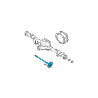 OEM 2002 Chevrolet Trailblazer Rear Axle Drive Shaft (Lh) Diagram - 19133412