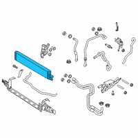 OEM 2015 Lincoln MKC Oil Cooler Diagram - EJ7Z-7A095-B