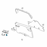 OEM 2022 Chevrolet Blazer Lift Gate Switch Diagram - 25909283