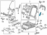 OEM Bolster Support Inner Diagram - 81123-TYA-A21