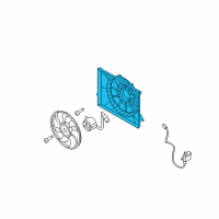 OEM 2011 Hyundai Azera SHROUD-Radiator Diagram - 25350-3L280