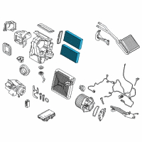 OEM 2022 BMW X2 Fine Dust Filter Set Diagram - 64-31-6-835-406