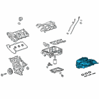 OEM 2018 Cadillac ATS Intake Manifold Diagram - 12674143