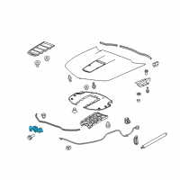 OEM Chevrolet Camaro Latch Diagram - 22787038