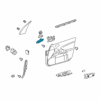 OEM 2009 Lexus IS350 Switch, Seat Memory Diagram - 84927-53030-C0