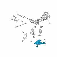 OEM Saturn Relay Lower Control Arm Diagram - 25795979