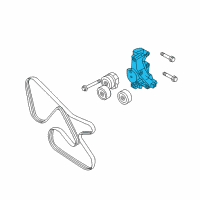 OEM 2014 Hyundai Genesis Coupe Tensioner Assembly-Crk Diagram - 25250-2C000