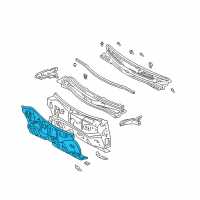 OEM 2001 Toyota Celica Dash Panel Diagram - 55101-2B860