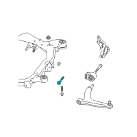 OEM 2008 Saturn Astra Bolt, Rear Axle Diagram - 11100011