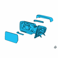 OEM 2012 Ford F-150 Mirror Diagram - BL3Z-17683-AA