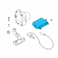 OEM 1998 BMW Z3 Abs/Asc+T Basic Control Unit Diagram - 34-52-1-090-976