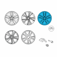 OEM 2018 Infiniti Q50 Aluminum Wheel Diagram - D0C00-4HK9C