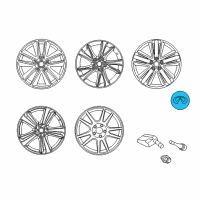 OEM 2021 Infiniti Q50 Ornament-Disc Wheel Diagram - 40342-5NY6A