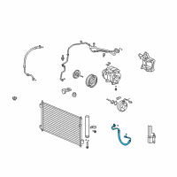 OEM Honda Accord Crosstour Hose, Discharge Diagram - 80315-TA6-A01