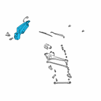 OEM 2001 Ford Taurus Washer Reservoir Diagram - 1F1Z-17618-AA