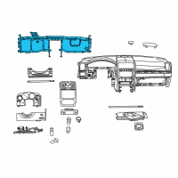 OEM 2014 Dodge Charger REINFMNT-Instrument Panel Diagram - 4780921AC