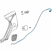 OEM 2022 Kia Soul Catch Assembly-Fuel Fill Diagram - 81590K0000