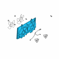 OEM Infiniti SHROUD Assembly Diagram - 21483-CG010