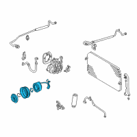 OEM 2003 Toyota Camry Clutch Diagram - 88410-33040