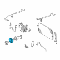 OEM 2001 Toyota Camry Rotor Diagram - 88412-06040