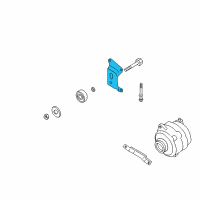 OEM 2001 Infiniti QX4 Bracket-Idler Pulley Diagram - 11926-4P100