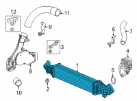 OEM Acura INTERCOOLER Diagram - 19710-6S9-A02