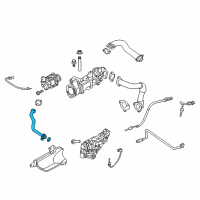 OEM 2022 Ram 1500 Tube-COOLANT Inlet Diagram - 68490188AA