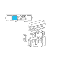 OEM Saturn Astra Relay Diagram - 13171831