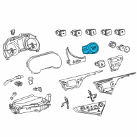 OEM Toyota Camry Fuel Door Switch Diagram - 84841-06021