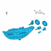 OEM Ford SSV Plug-In Hybrid Composite Assembly Diagram - HS7Z-13008-G