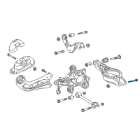 OEM 2022 Toyota Avalon Suspension Arm Bolt Diagram - 90119-A0433