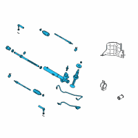 OEM 2003 Nissan Murano Gear & Linkage-Power Steering Diagram - 49001-CA000