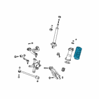 OEM Lexus Spring, Coil, Rear Diagram - 48231-53030