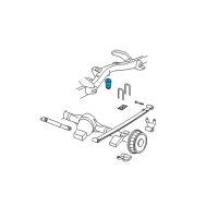 OEM 1998 Chevrolet Express 1500 Auxiliary Spring Diagram - 15270578