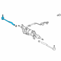 OEM 2016 Lexus GS450h Rod Assembly, Rear Steering Diagram - 45520-39025
