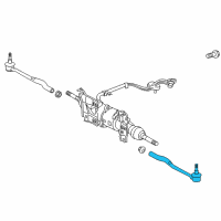 OEM Lexus RC200t Rod Assembly, Rear Steering Diagram - 45530-39025