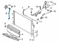 OEM 2022 Hyundai Ioniq 5 HOSE ASSY-RADIATOR, LWR Diagram - 25415-GI500