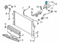 OEM 2020 Hyundai Elantra GT Cap Assembly-Radiator Diagram - 25330-D9000