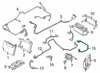 OEM 2018 BMW 530i Battery Positive Cable Diagram - 61-27-8-621-020