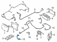 OEM 2018 BMW 530i Battery Positive Cable Diagram - 61-27-8-621-017